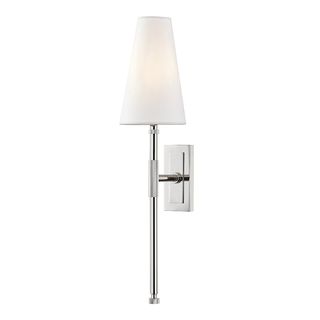 Bowery Wall Sconce Polished Nickel