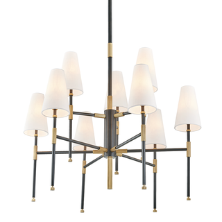 Bowery Chandelier Aged Old Bronze