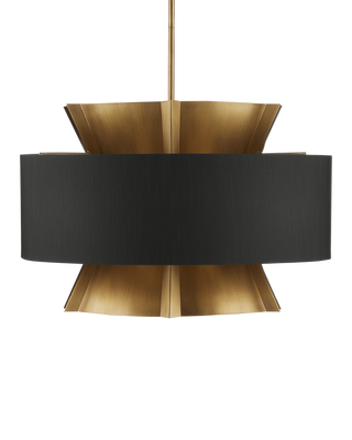 Oxenwood Brass & Black Chandelier