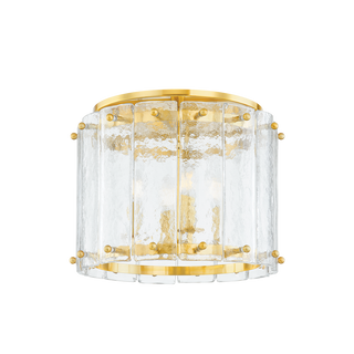 RIO Flush Mount In VINTAGE POLISHED BRASS Finish