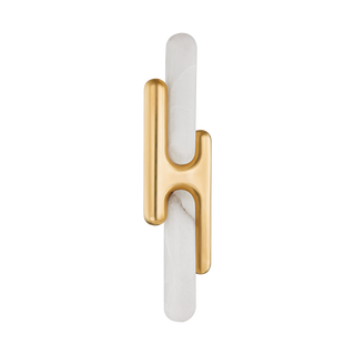 ROSALBA Wall Sconce In Vintage Brass Finish