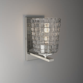 Saben 1-Light Wall Sconce Polished Nickel