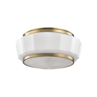 Odessa Flush Mount Aged Brass