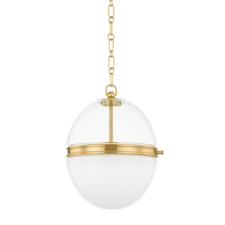 DONNELL Pendant with Aged Brass Finish