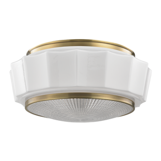 Odessa Flush Mount Aged Brass