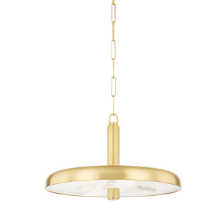 REYNOLDS Pendant with Aged Brass Finish