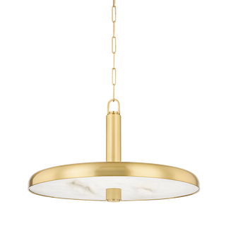 REYNOLDS Pendant with Aged Brass Finish