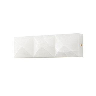 GYPSUM Wall Sconce In VINTAGE BRASS Finish