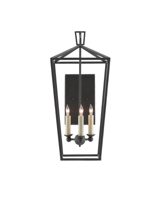 Denison Black Wall Sconce