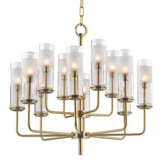 Wentworth Chandelier Aged Brass