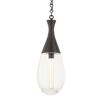 Southold Pendant Black Brass