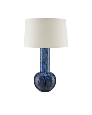 Kelmscott Blue Gourd Table Lamp