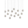 Finhorn 15-Light Linear Multi-Drop Pendant