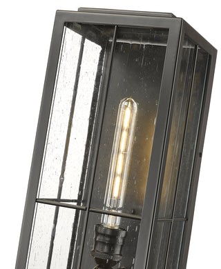 Jaxson 2-Light Outdoor Wall Sconce Powder Coated Black