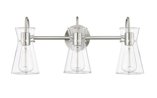 Camellia 3-Light Vanity Brushed Nickel