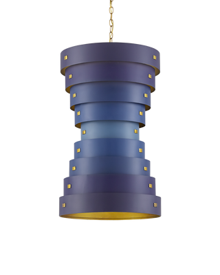 Graduation Small Blue Chandelier