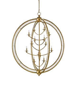 Aphrodite Gold Orb Chandelier