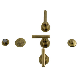 Manhattan Bidet Faucet in Antique Brass