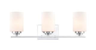 Durham 3-Light Vanity Chrome