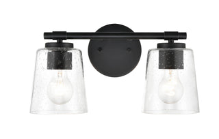 2-Light Vanity Matte Black