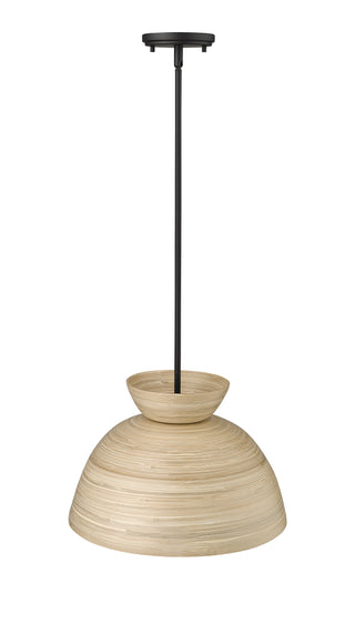 Jaycen 1-Light Pendant light Matte Black