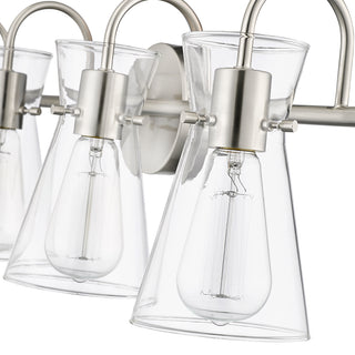 Camellia 4-Light Vanity Brushed Nickel