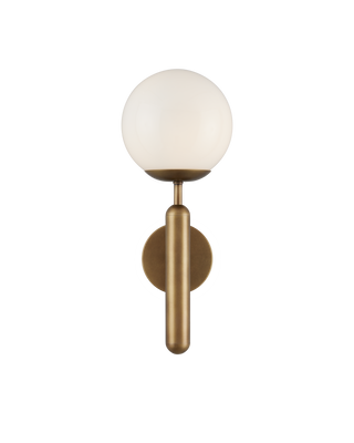 Barbican Single-Light Brass Wall Sconce