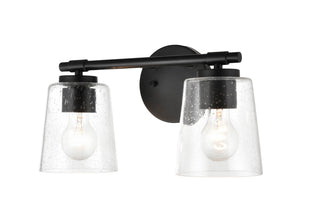 2-Light Vanity Matte Black