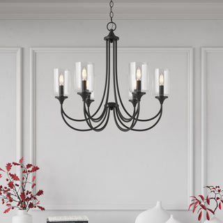Waddingham 5-Light Chandelier Ceiling Light Matte Black