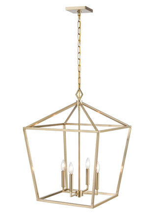4-Light Pendant light Modern Gold