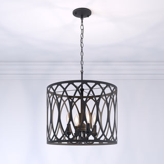 Arelyn 4-Light Pendant light Matte Black