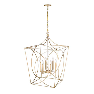 Tracy 6-Light Pendant light Painted Modern Gold