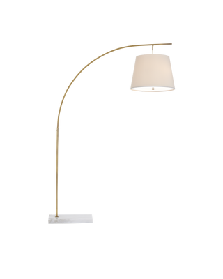 Cloister Medium Brass Floor Lamp