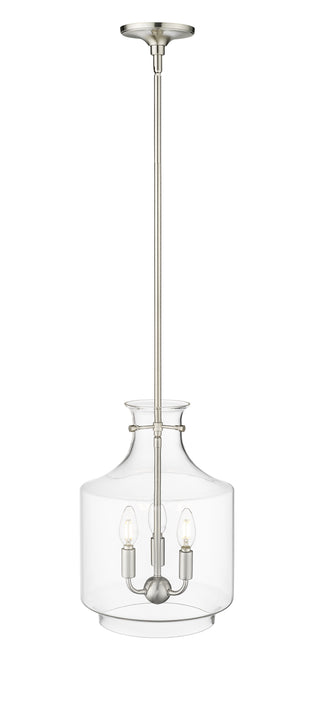 Mahannah 3-Light Pendant Light Brushed Nickel