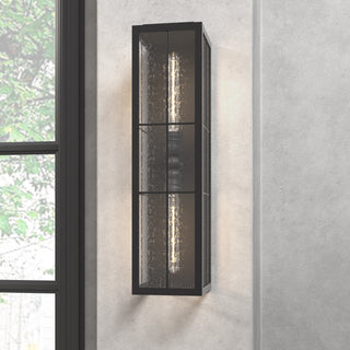 Jaxson 2-Light Outdoor Wall Sconce Powder Coated Black