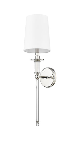 1-Light Wall Sconce Polished Nickel