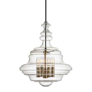 Washington Lantern with Aged Brass Finish