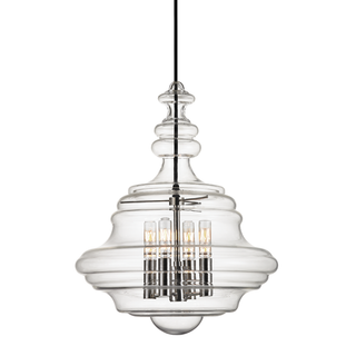 Washington Lantern with Polished Nickel Finish