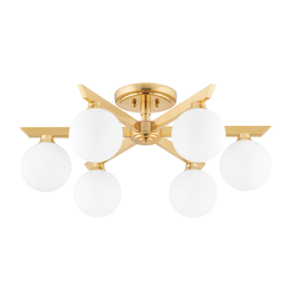 Astra Semi Flush VINTAGE BRASS