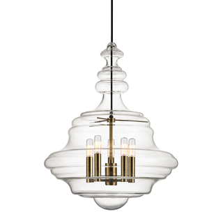 Washington Lantern with Aged Brass Finish