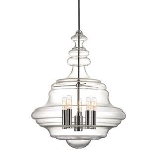 Washington Lantern with Polished Nickel Finish