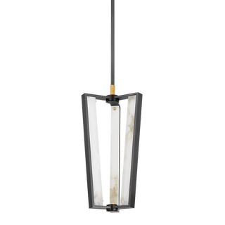 EDGEMERE PENDANT with AGED BRASS/DISTRESSED BRONZE Finish