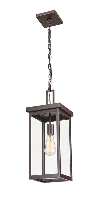 Barkeley 1-Light Outdoor Hanging Lantern Powder Coated Bronze