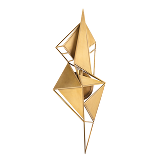 Freesia Wall Sconce In VINTAGE BRASS Finish