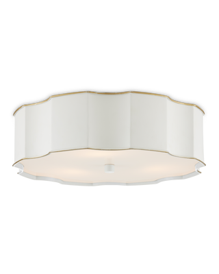 Wexford White Flush Mount