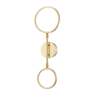 Saturn Wall Sconce Aged Brass