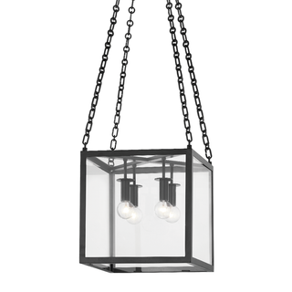 Catskill Lantern with Aged Iron Finish