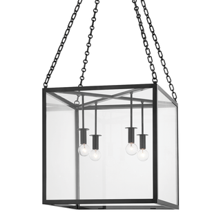 Catskill Lantern with Aged Iron Finish