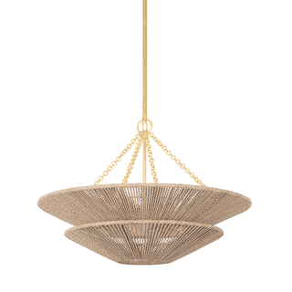Tropea Pendant In Gold Leaf Finish
