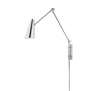 Lorne Plug-in Sconce Polished Nickel